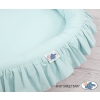 Set: Hanging canopy + Nest with flounce- mint