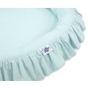 Set: Hanging canopy + Nest with flounce- mint
