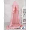 Set: Hanging canopy + Nest with flounce- pastel pink