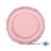 Set: Hanging canopy + Nest with flounce- pastel pink