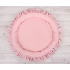 Set: Hanging canopy + Nest with flounce- pastel pink