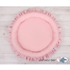 Set: Hanging canopy + Nest with flounce- pastel pink