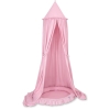 Set: Hanging canopy + Nest with flounce- pink