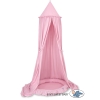 Set: Hanging canopy + Nest with flounce- pink