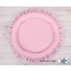 Set: Hanging canopy + Nest with flounce- pink