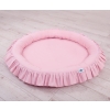 Set: Hanging canopy + Nest with flounce- pink
