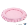Set: Hanging canopy + Nest with flounce- pink