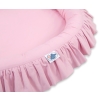 Set: Hanging canopy + Nest with flounce- pink