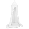 Set: Hanging canopy + Nest with flounce- white