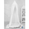 Set: Hanging canopy + Nest with flounce- white