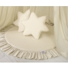 Set: Hanging canopy Dome + Floor play mat + pillows - beige
