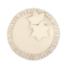 Set: Hanging canopy Dome + Floor play mat + pillows - beige