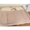Soft Baby Changing Mat- Bear with bow brown