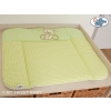 Soft Baby Changing Mat- Bear with bow green