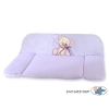Soft Baby Changing Mat- Bear with bow lilac