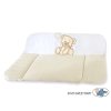 Soft Baby Changing Mat- Bear with bow white