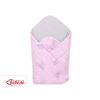 Swaddle Newborn Blanket with stiffening - pink rabbits
