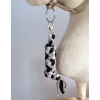 Tether for Hobby Horse made of double - grey/mocca/black