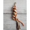 Tether for Hobby Horse made of double - light beige/brown/ terracotta