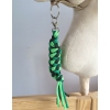 Tether for Hobby Horse made of double - light green / green / bottle green