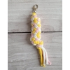 Tether for Hobby Horse made of double - light pink/yellow/white