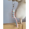 Tether for Hobby Horse made of double - mint/ lavender/ peach