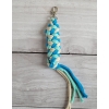 Tether for Hobby Horse made of double - mint/turquoise/light beige