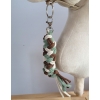 Tether for Hobby Horse made of double - pistachio/brown/light beige
