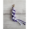 Tether for Hobby Horse made of double - purple/dark purple/white