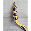 Tether for Hobby Horse made of double - purple/dark purple/yellow