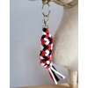 Tether for Hobby Horse made of double - red/white/black