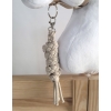 Tether for Hobby Horse made of double-twine cord - beige