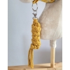 Tether for Hobby Horse made of double-twine cord - honey yellow