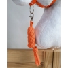 Tether for Hobby Horse made of double-twine cord - orange