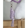 Tether for Hobby Horse made of double-twine cord - purple