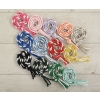 Tether for Hobby Horse made of double-twine cord - white-mint