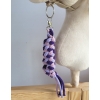 Tether for Hobby Horse made of double - violet/dark purple/lavender