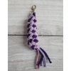 Tether for Hobby Horse made of double - violet/dark purple/lavender