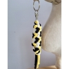 Tether for Hobby Horse made of double - yellow/ cream/ black