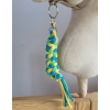Tether for Hobby Horse made of double - yellow/ turquoise/ light green