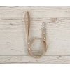 Tether for hobby horse made of webbing tape - beige