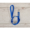 Tether for hobby horse made of webbing tape - blue