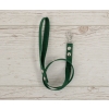 Tether for hobby horse made of webbing tape - bottle green