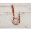 Tether for hobby horse made of webbing tape - ginger