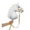 Tether for hobby horse made of webbing tape - honey yellow