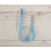 Tether for hobby horse made of webbing tape - light blue