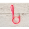 Tether for hobby horse made of webbing tape - neon pink