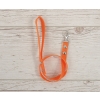 Tether for hobby horse made of webbing tape - orange