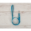 Tether for hobby horse made of webbing tape - turquoise