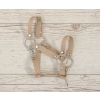 The adjustable halter for Hobby Horse A3 - beige